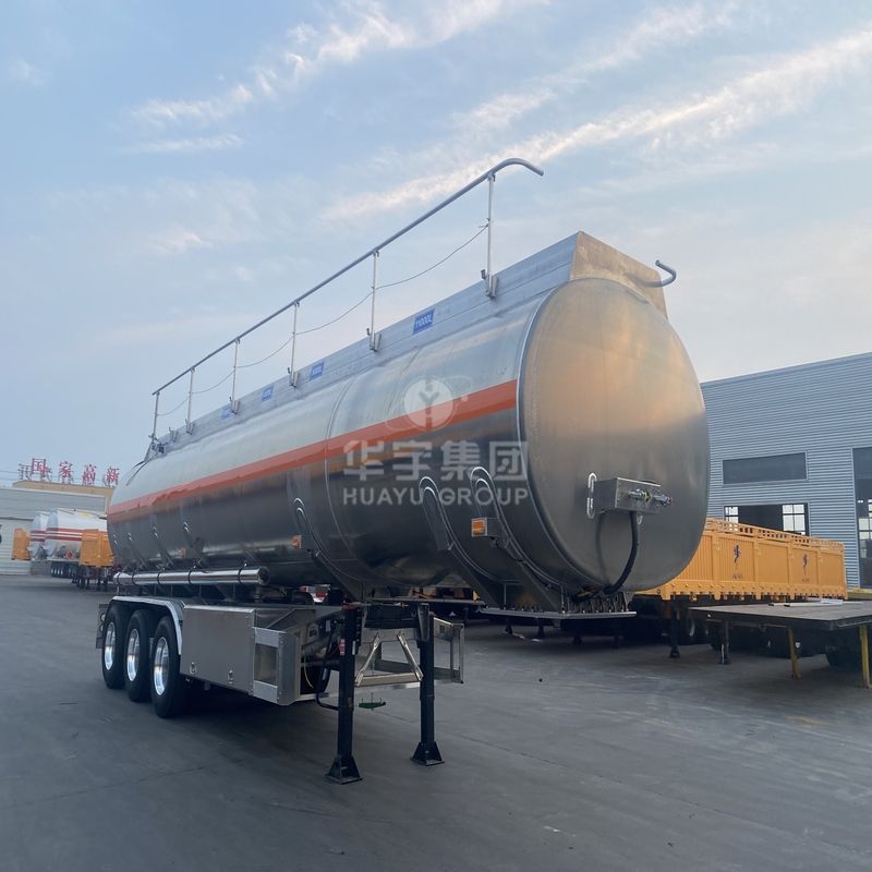 Huayu 45000 litre aluminum alloy fuel tanker